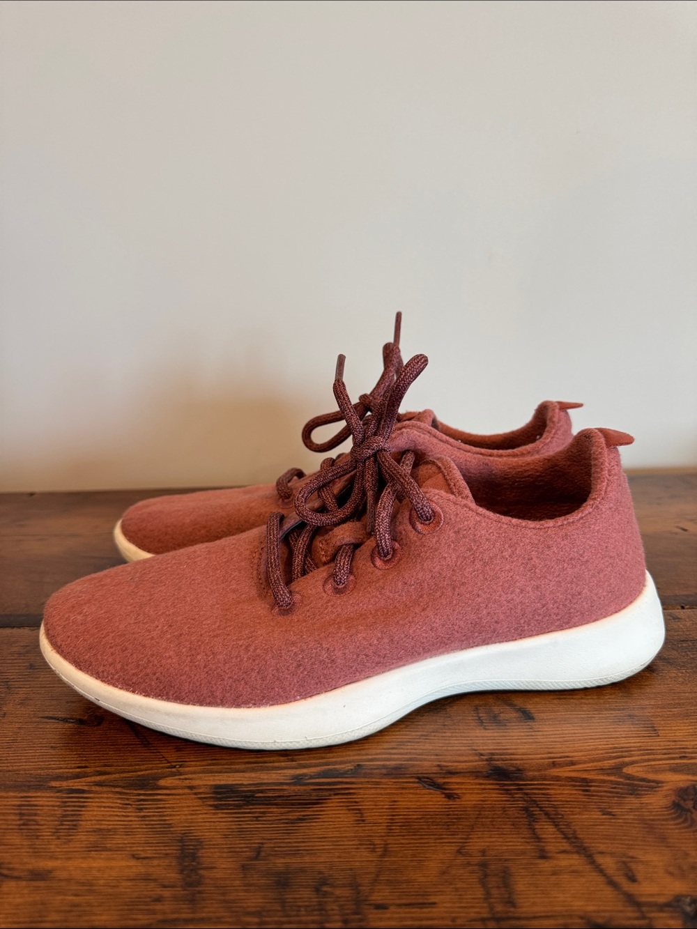 Rare Allbirds Rust Minimalist Athleisure OG Wool Runners Women’s Size 8